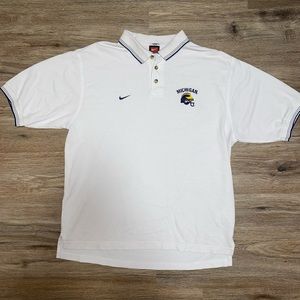 Vintage Michigan Nike Polo